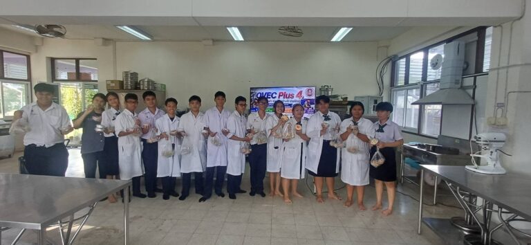Read more about the article โครงการฝึกอบรมหลักสูตรระยะสั้น “ขนมอบยอดนิยม” มุ่งพัฒนาทักษะวิชาชีพและสร้างรายได้สู่ผู้เรียน